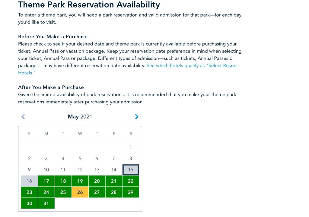 WDW Park Reservations Just Increased!